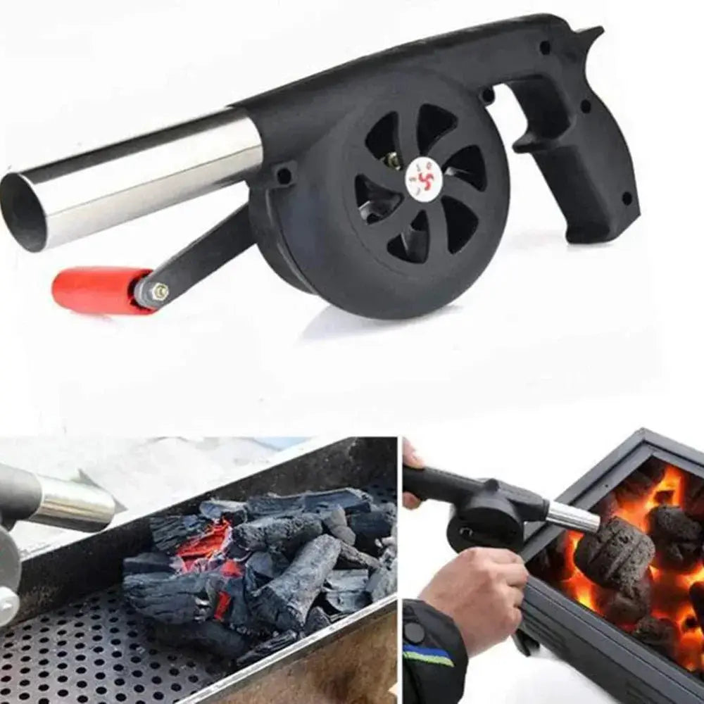 Portable Hand Blower For Barbecue Ignition And Outdoor Hair Dryer Accessory Lightweight Tool