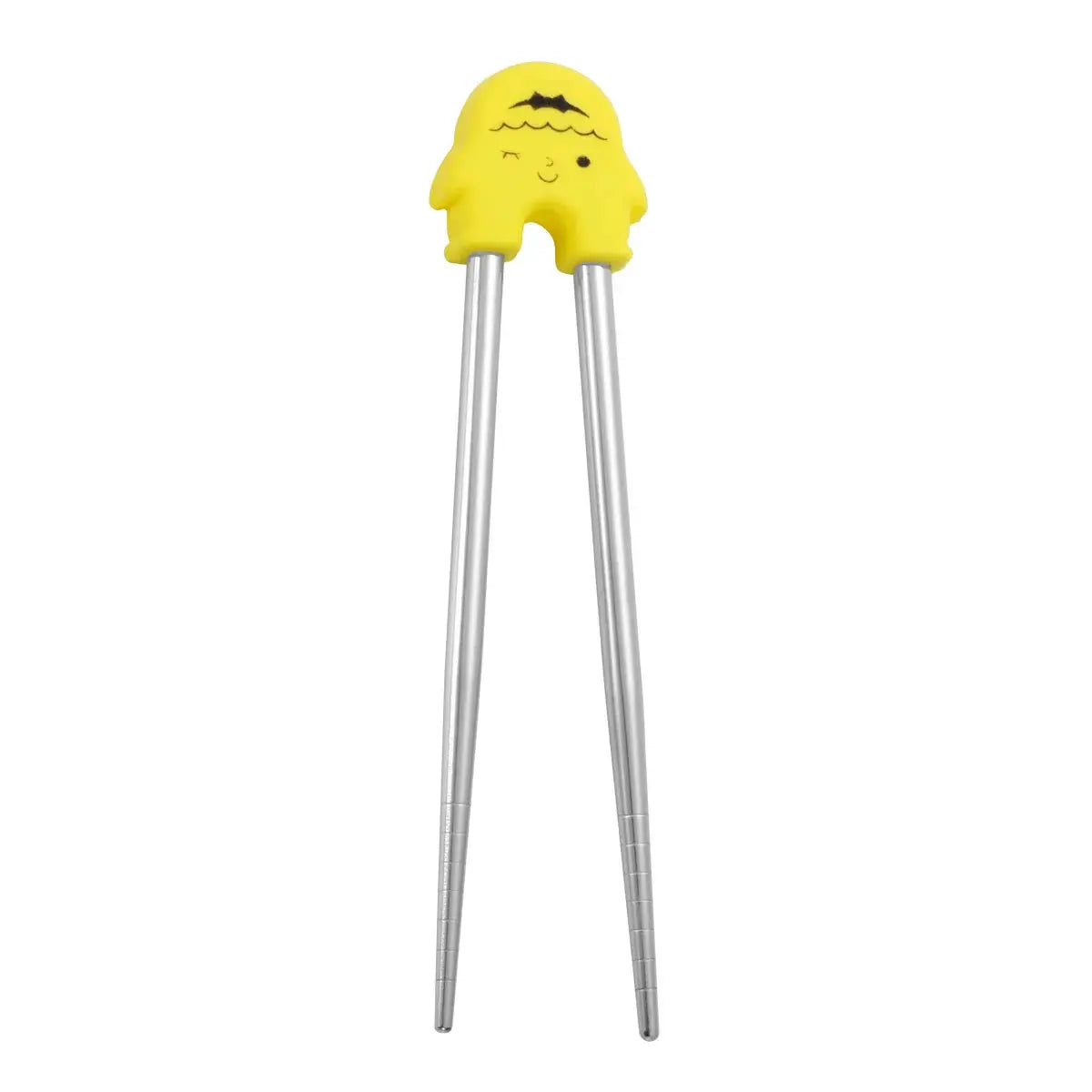 Cartoon Practice Dining Chopsticks for Children and Beginners with Removable Ergonomic Grip