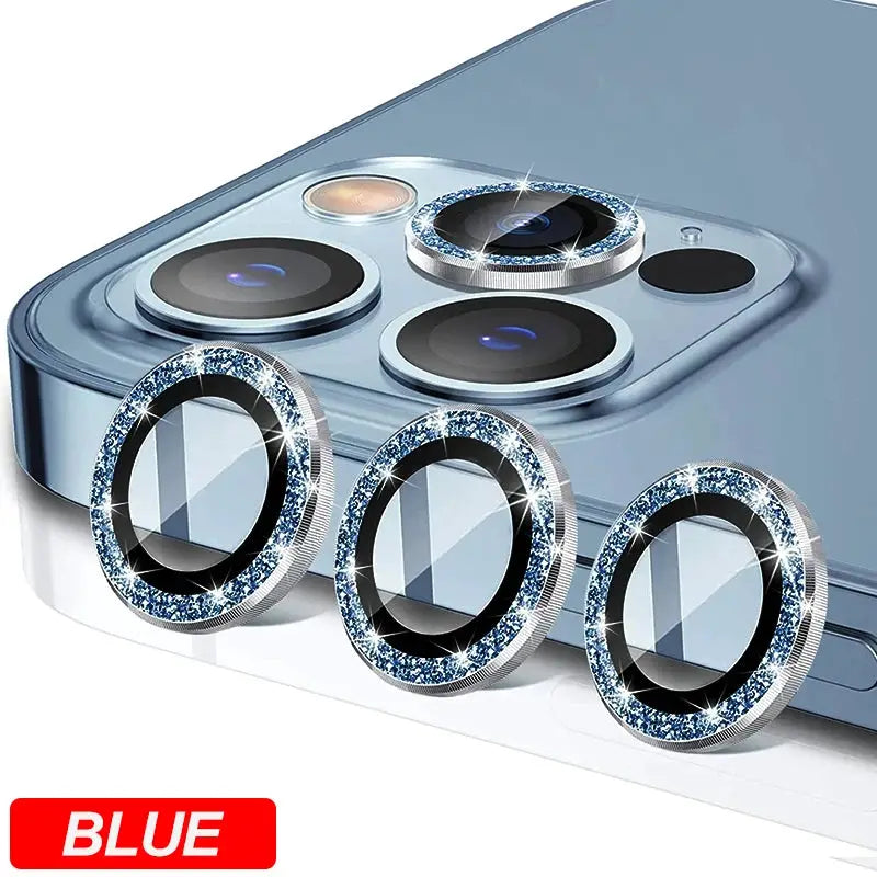 DiamondGuard Camera Lens Protector For iPhone 17 Pro Max 14 Plus And 15 Plus Series Diamond Metal Protective Glass
