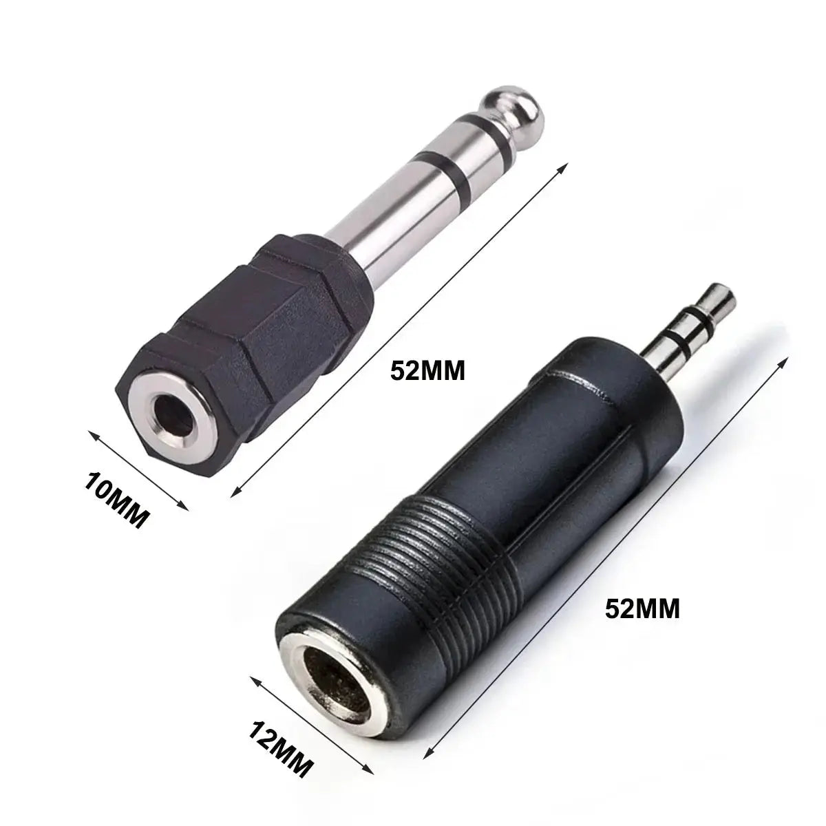 Miwayer 3.5mm Female to 6.35mm Male Stereo Audio Adapter for Headphones Microphones Plug Converter
