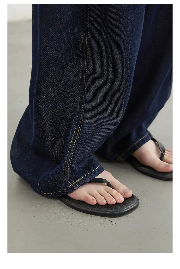 Chic Ven Womens Split High Waist Wide Leg Denim Jeans Spring 2025