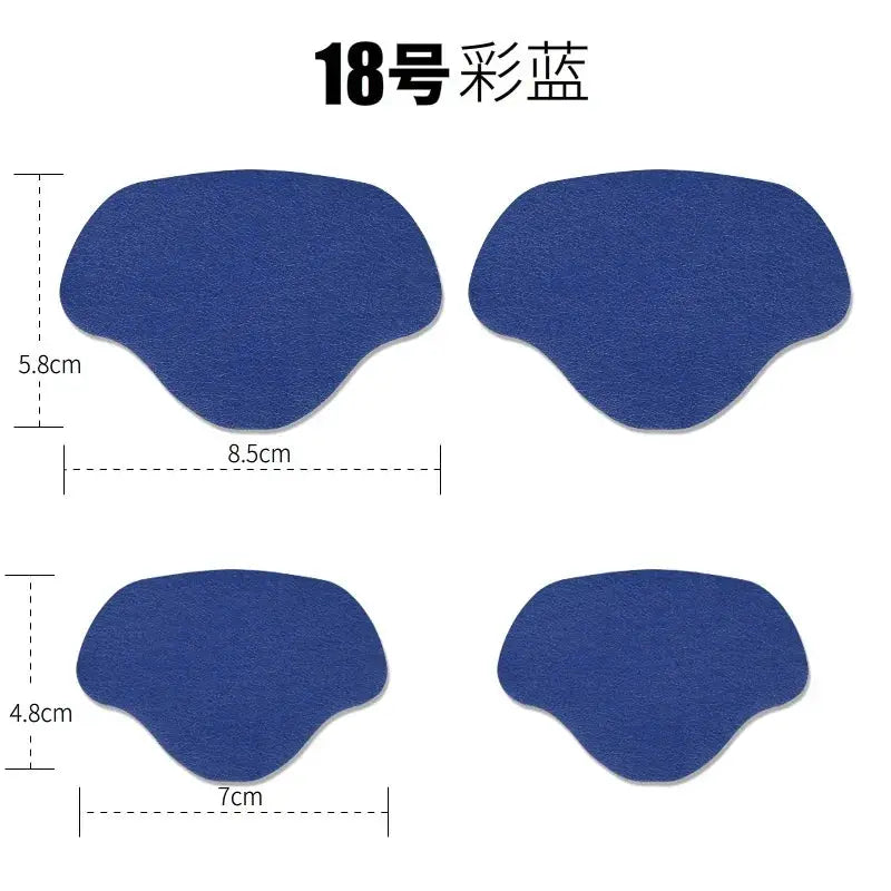 4Pcs Self Adhesive Microfiber Heel Patches For Shoes Insole Foot Care Pads For Men Women Athletic Sneakers