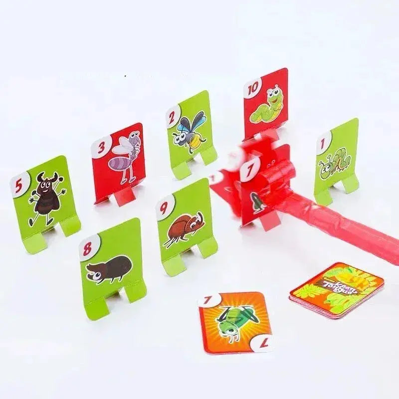 Frog Mask Wagging Tongue Lick Cards Party Game For Family And Friends Antistress Desktop Puzzle Fun For Ages 14 And Up