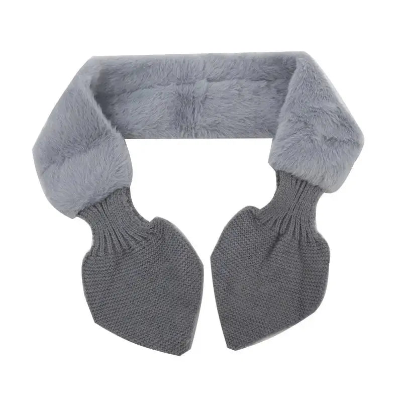 CosyWeave Cross Strap Knitted Neck Scarf Soft Imitation Cashmere For Autumn And Winter Fashion Accessory For Women