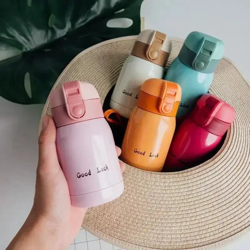 Mini Thermos Cup 200ml 360ml Stainless Steel Vacuum Insulated Pocket Mug Coffee Bottle Travel Kids Gift