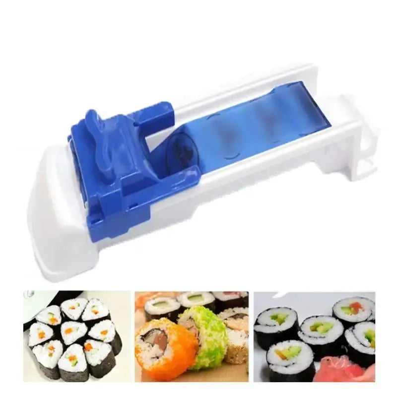 EcoChef White And Blue Vegetable Meat Rolling Machine For Grape Leaves Cabbage Rolls And Stuffed Meat Wrapping