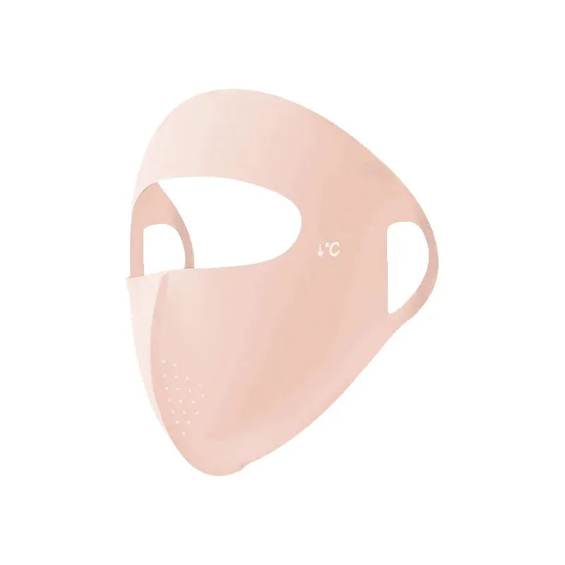 Summer Full Face Mask Sun Protection For Men And Women Unisex Outdoor Travel Ice Sense Breathable Elastic Facekini