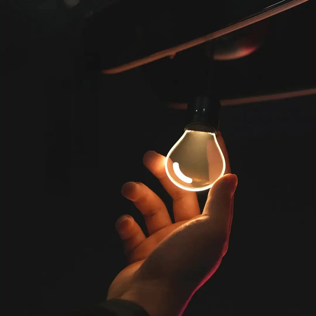SEAMETAL car rearview mirror ornament LED bulb hanging decor, warm glow interior decor by Simples Market
