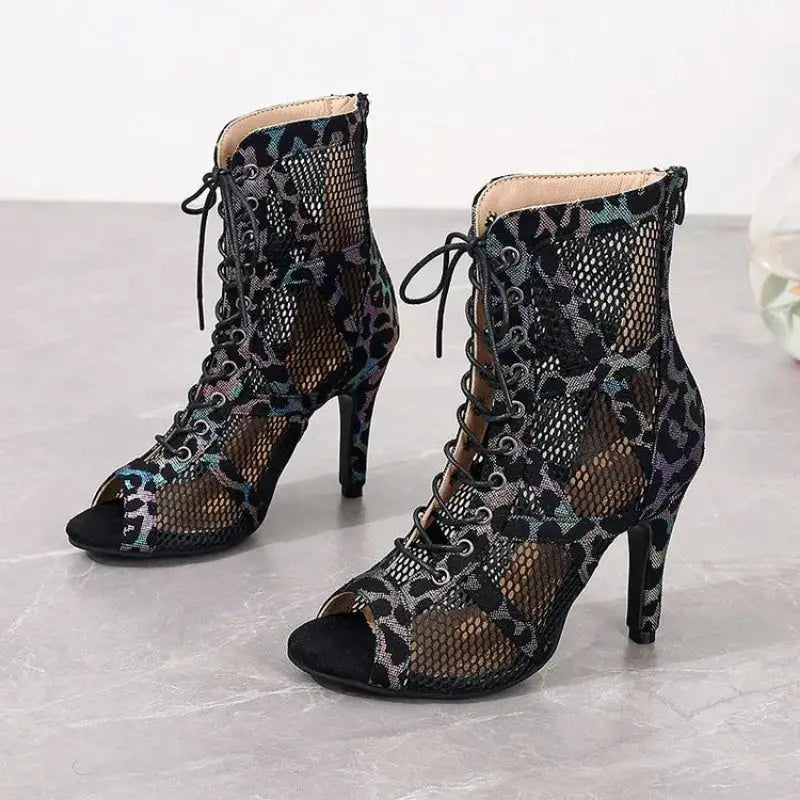EleganceDance Open Toe High Heel Sandals for Women Casual Latin Dance and Ballroom Footwear Comfort