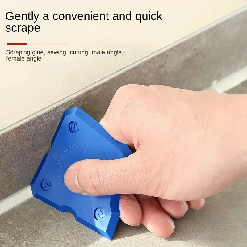 4 Piece Silicone Caulking Tool Set For Smooth Sealant Application And Professional DIY Finishes In Bathroom And Kitchen