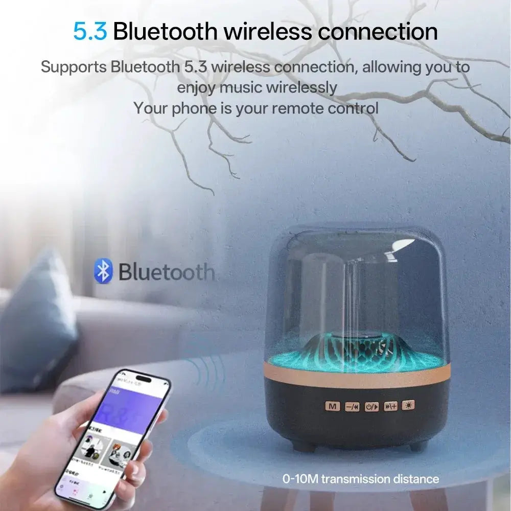 NovaSound Portable Wireless Soundbar Bluetooth 5.3 HiFi Acoustic Speaker Breathing Lamp Android iOS