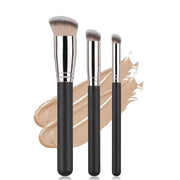 NovaBeauty Premium Foundation Concealer Brush Set Dense Synthetic Bristles For Flawless Contouring And Blending