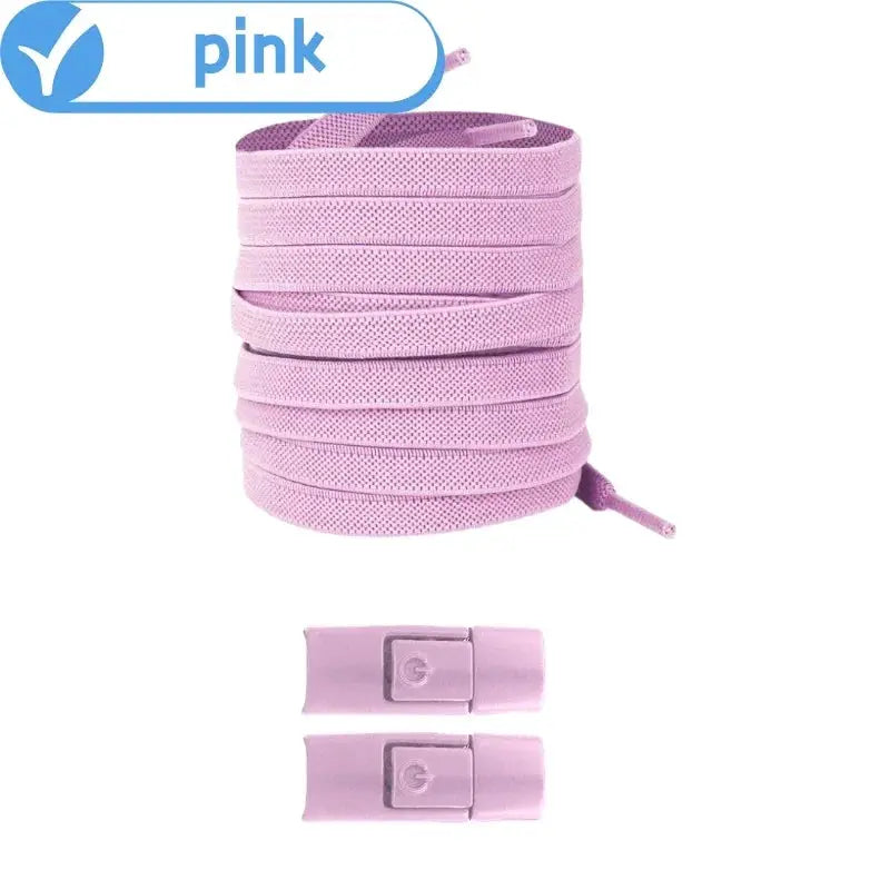 Elastic No Tie Shoelaces Press Lock For Sneakers 8mm Widened Flat Laces For Kids And Adults