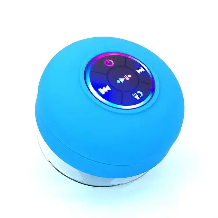 Waterproof Bluetooth Speaker Mini Subwoofer With Suction Cup Mic Handsfree Calling For Bathroom Pool Beach