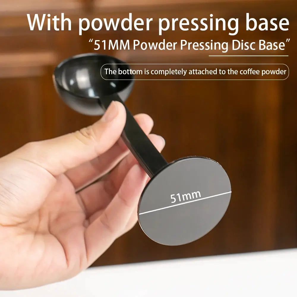 BrewCraft Long Handled Coffee Spoon Multifunctional Measuring Tamping Powder Spoon For Precise Brewing