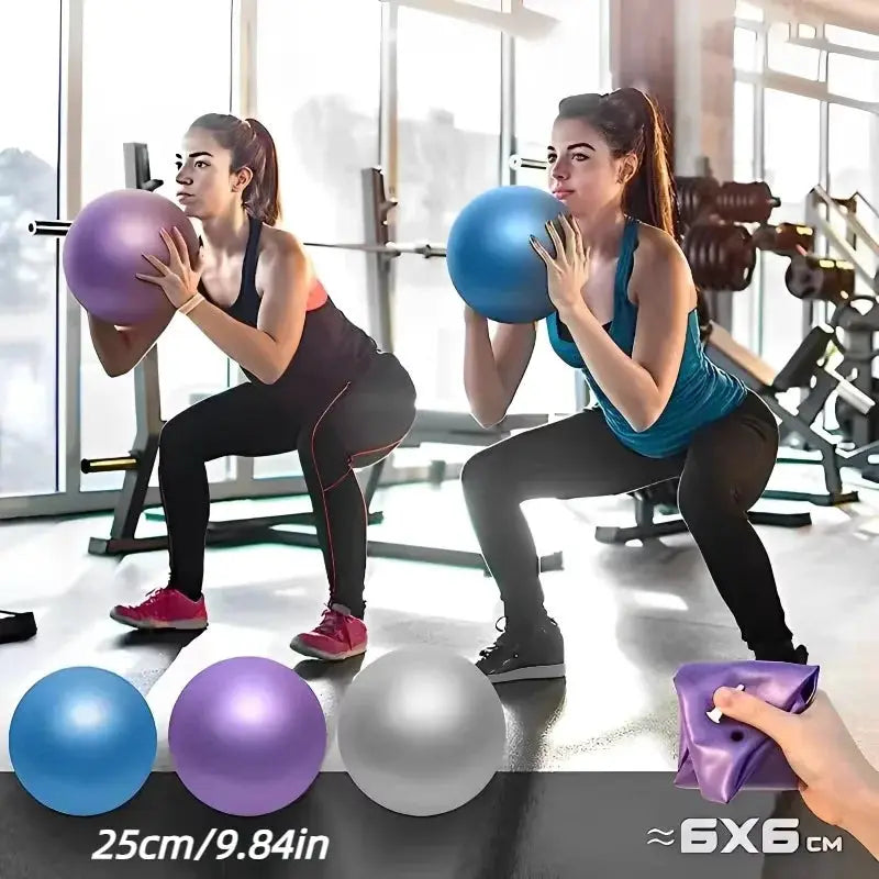 25cm Yoga Pilates Ball For Core Training And Balance Fitness Indoor Use Gymnastics And Therapy