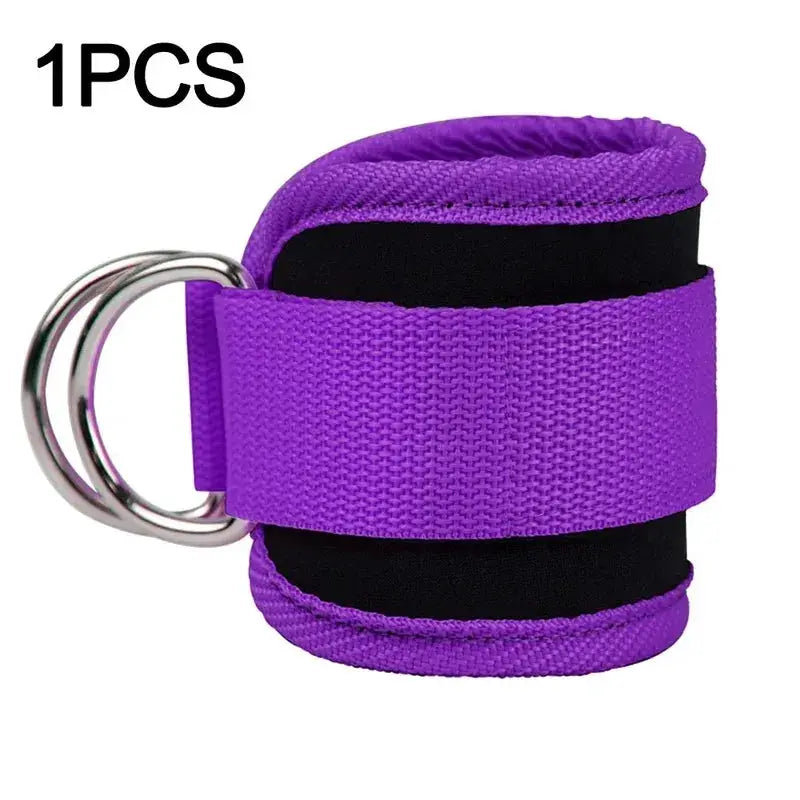 FlexFit Ankle Strap Resistance Bands Set For Hip Strength And Glute Toning At Gym And Home Workouts