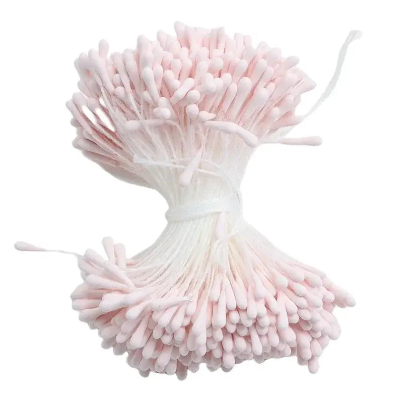 400 Pieces 2mm Mini Pearl Floral Pistils For Wedding Party Home Decoration Diy Accessories