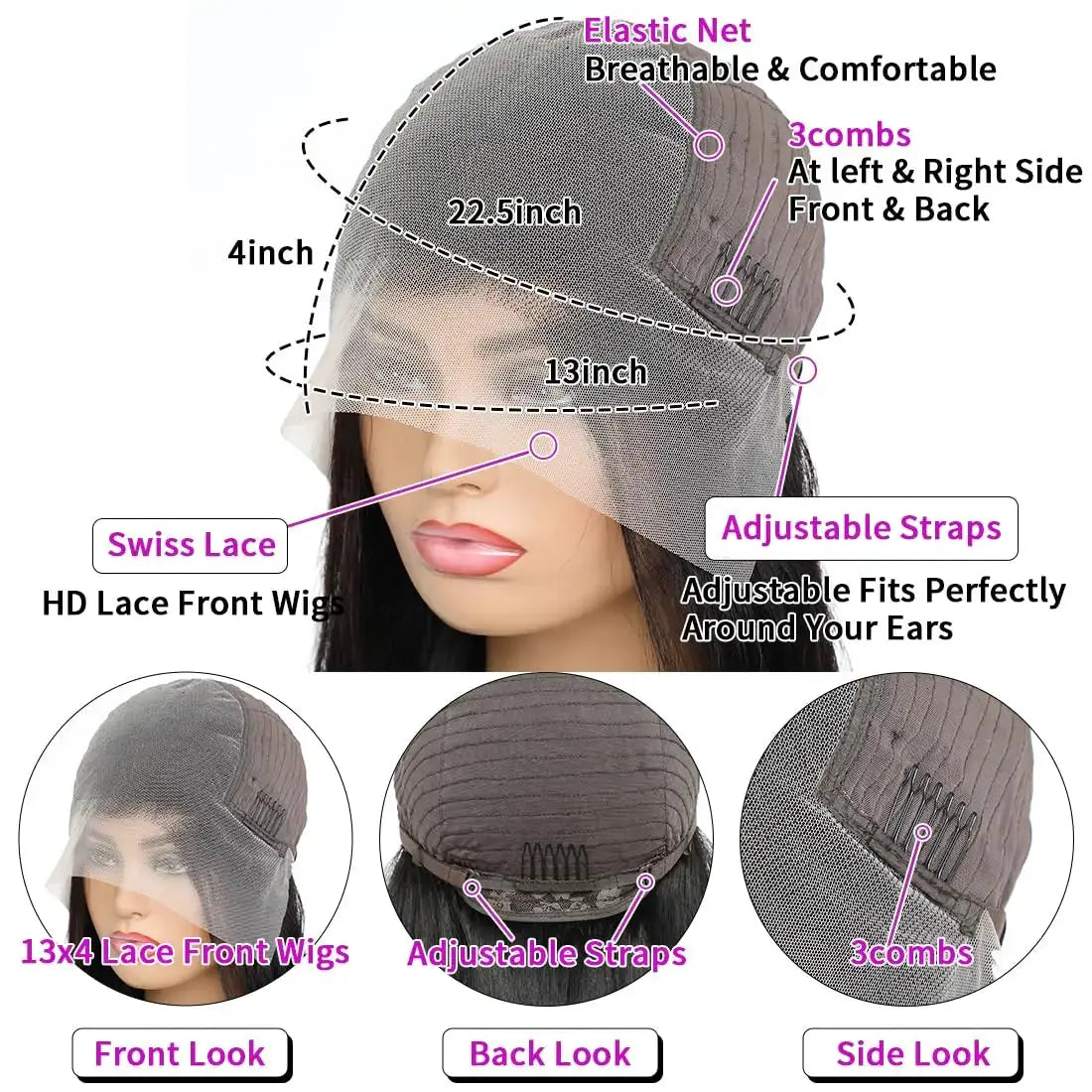 13X4 13X6 Water Wave Curly Human Hair Lace Front Wig Deep Wave HD Lace 30 Inch On Clearance Sale