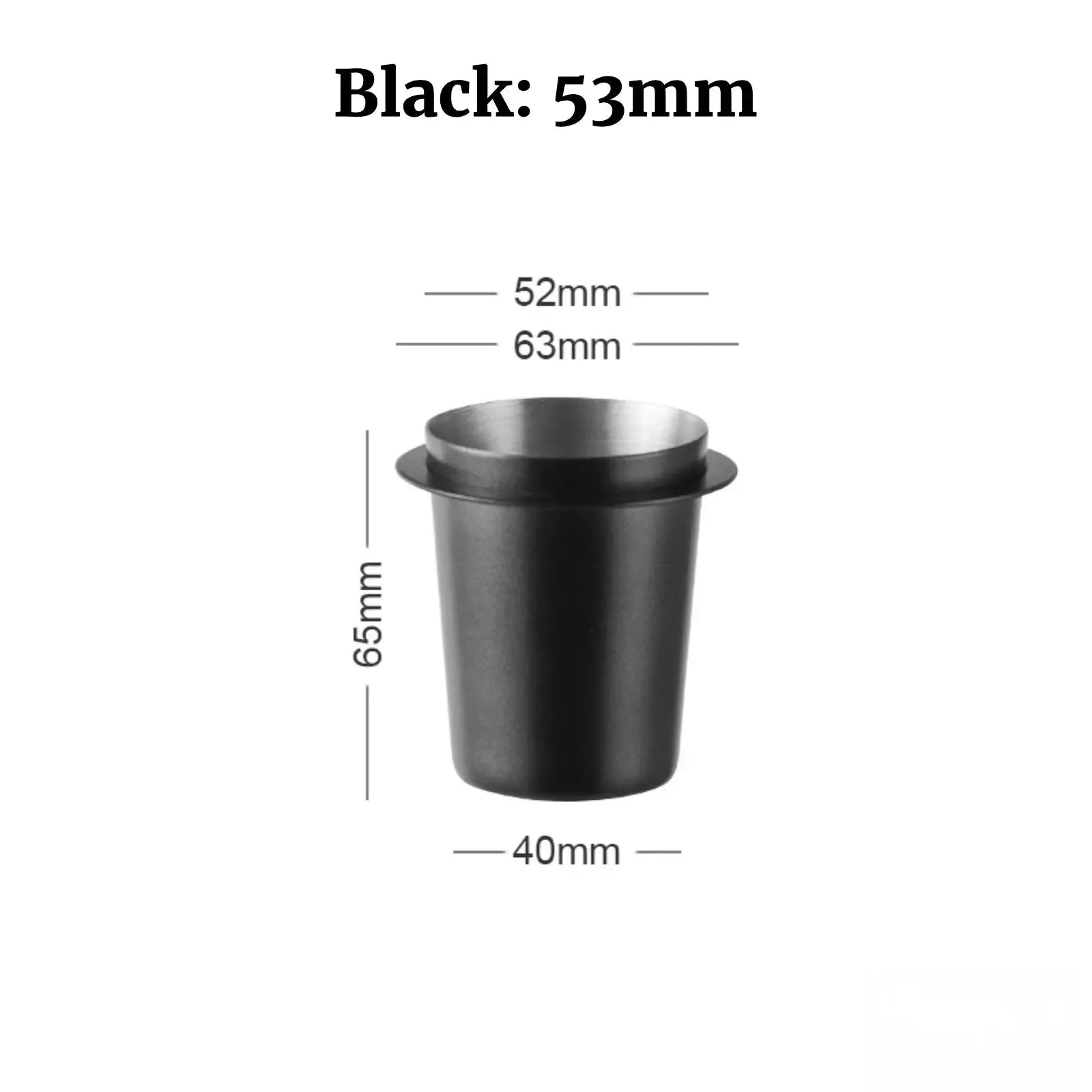 BaristaPro Stainless Steel Coffee Dosing Cup For Espresso Machines Ergonomic Precise Measuring For Consistent Brews