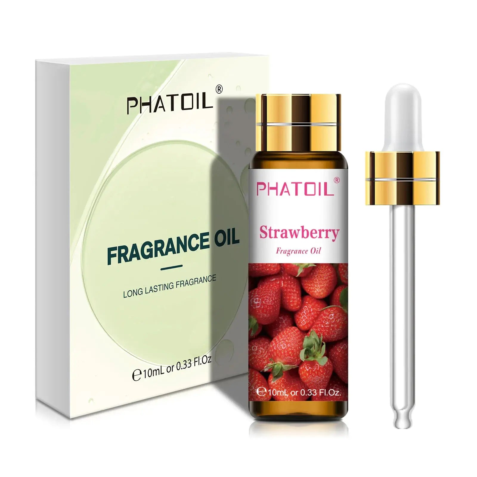 Phatoil Sweet Fruit Fragrance Oils Set 10ml For Aromatherapy And Diy Candles Cherry Apple Strawberry Mango Coconut
