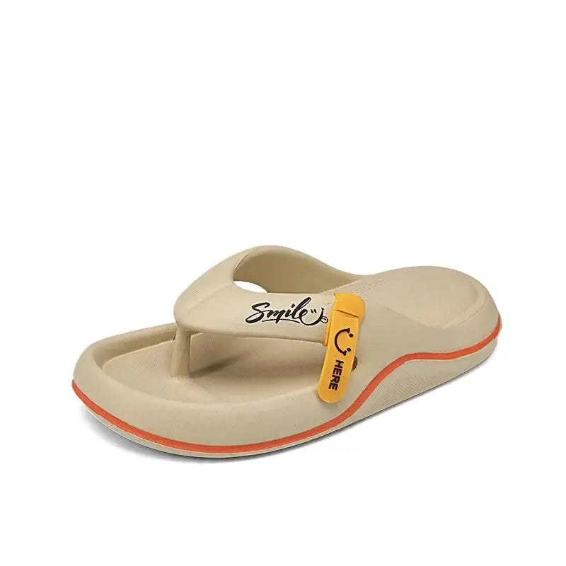 Mens Platform Flip Flops EVA Soft Sole Slippers Non Slip Beach Shoes Outdoor Casual Home Bathroom Slides