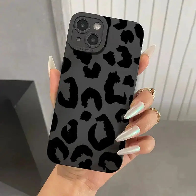 Leopard Design Phone Case for iPhone 7 Through 17 Series With Full Camera Protection and TPU Build
