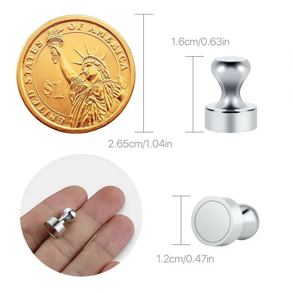 10X And 20X Magnetic Pins Neodymium Cone Magnets N48 Grade Board And Fridge Magnets For Home Storage