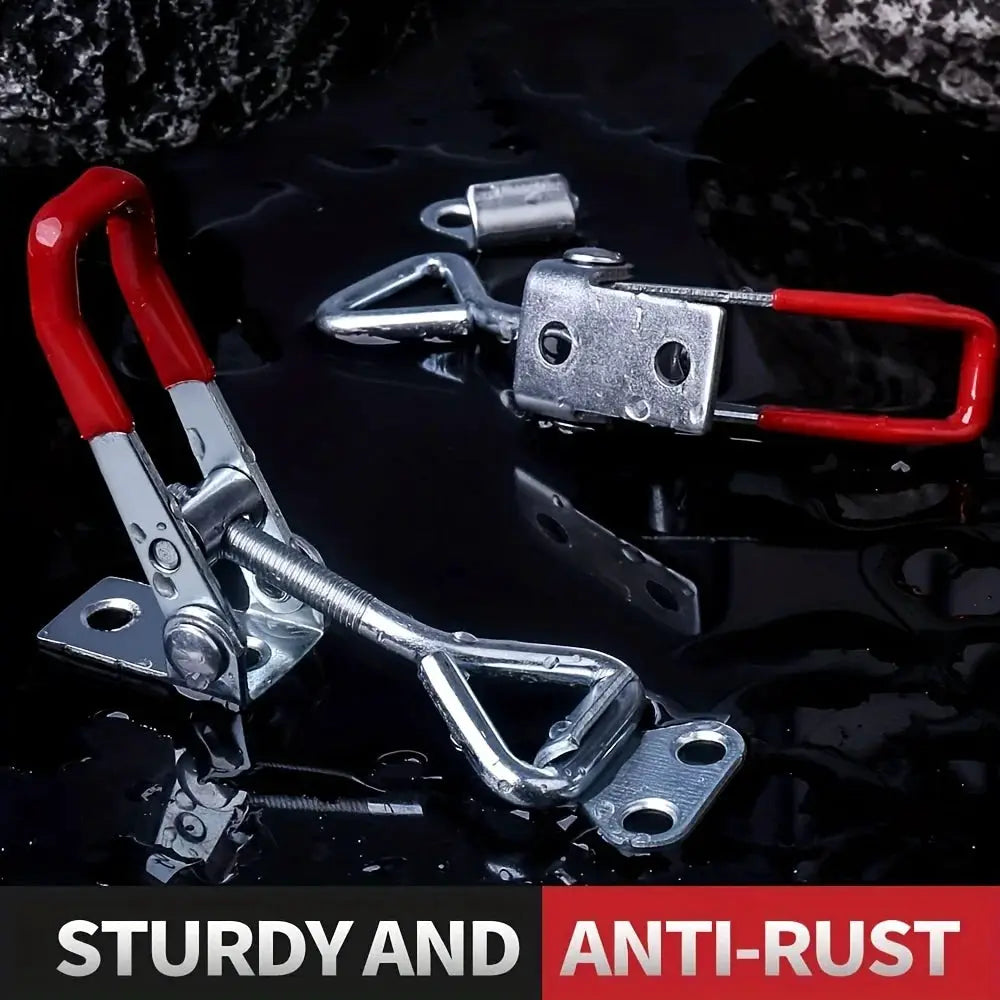 2 Or 5 Piece Adjustable Toggle Clamp Latch Heavy Duty Stainless Steel Holding Clamp For Smoker Lids Tools Boxes