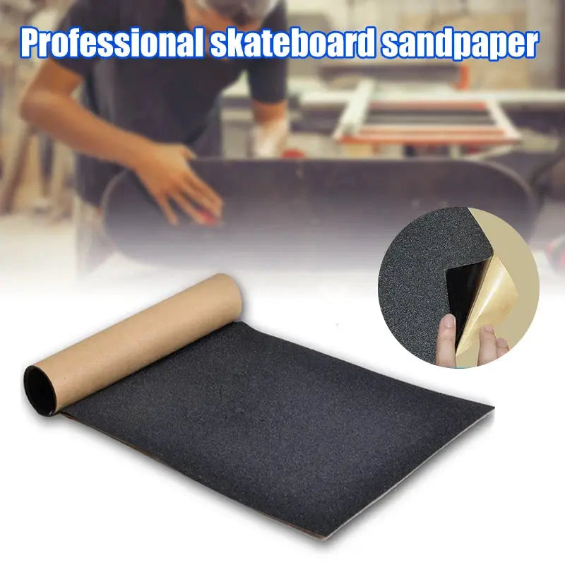 Bubble Free Skateboard Grip Tape Sheet for Skateboard and Scooter Griptape Enthusiasts