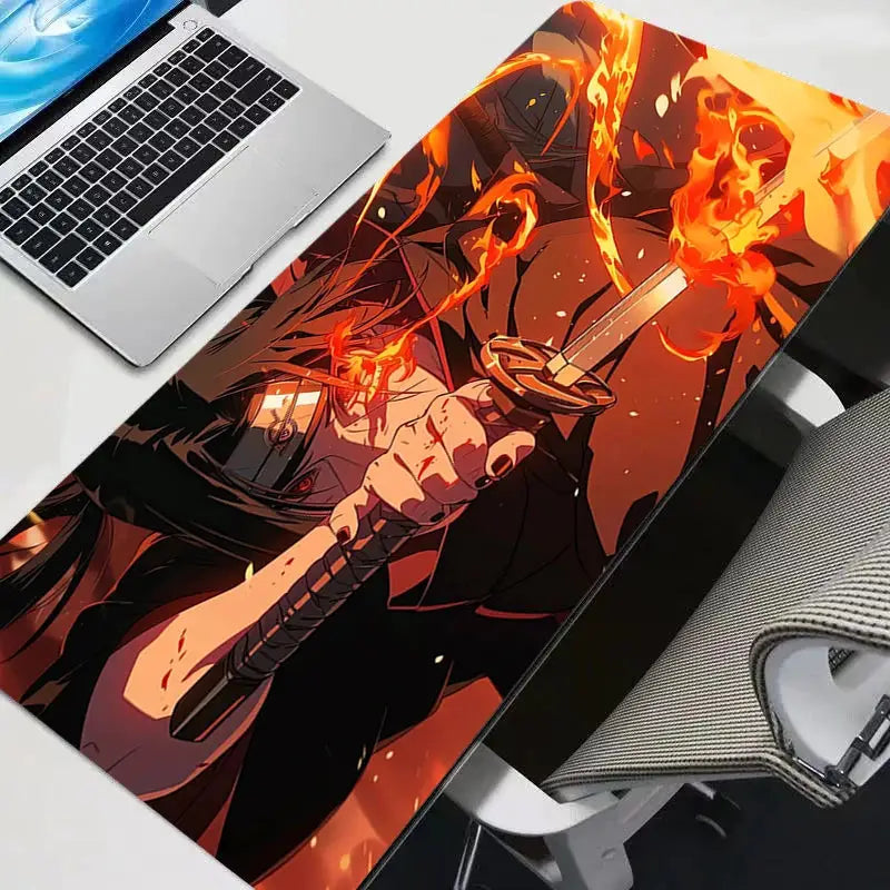 Uchiha Itachi Naruto Madara Mouse Pad for Esports Speed Gaming Desk Mat Keyboard Pad