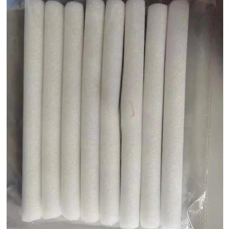 Foam stick set: 8 white foam rods for stretch sofa covers, about 20-25 cm each