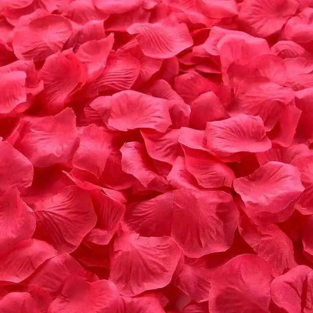 Colorful Artificial Rose Petals 100 To 10000 Pieces Red White Gold Nonwoven Silk Like Fabric Wedding Party Valentine Decor