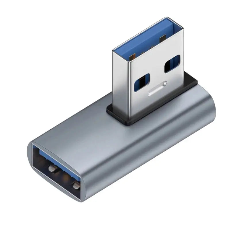 90 Degree USB 3.0 Male To Female Right Angle Extension Adapter Upward Elbow For Laptop PC 10Gbps