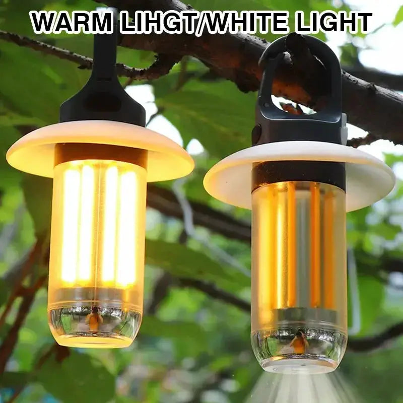 Heinast Camping Light Lightweight Handheld Torch 5 Lighting Modes Rechargeable Tent Lamp For Patio Climbing 8 Filaments