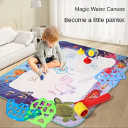 100x80CM Magic Water Drawing Mat Reusable Doodle Board Montessori Educational Toy for Kids Gift