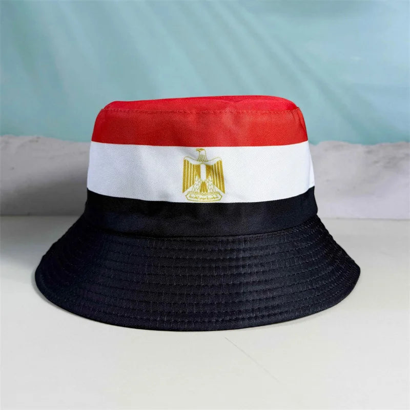 National Flags Reversible Bucket Hat For Men Women Football Fans