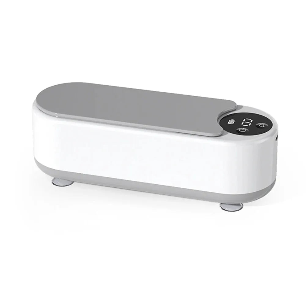 Ultrasonic Jewelry Cleaner Machine Multifunctional Portable USB Rechargeable Glasses Rings Necklaces Watches Retainers