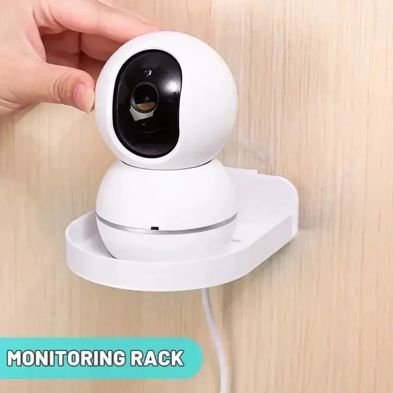 Punch Free Security Surveillance Camera Stand Traceless Wall Mounted Bracket Self Adhesive Drill Free Fixer 1pcs