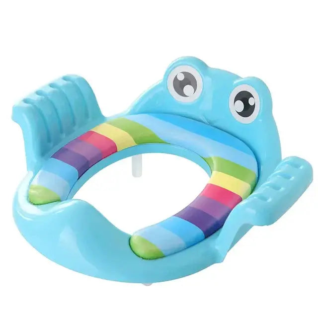 Adjustable Toddler Potty Seat With Step Stool Ladder Cartoon Design Training Chair For Kids