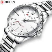 Curren 8452 Ultra Thin Quartz Watch For Men Minimalist Stainless Steel Wristwatch For Everyday Style
