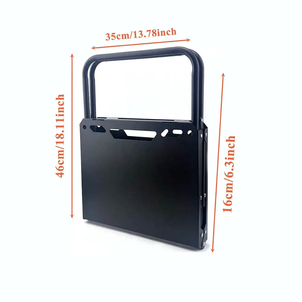Resistland IGT Portable Outdoor Folding Table for Beach Picnic Camping Carbon Steel Foldable Edge With Hooks