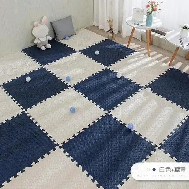 16 Piece Foam Baby Play Mat Interlocking Puzzle Tiles For Kids 30x30x1 Cm Soft Floor Carpet Set