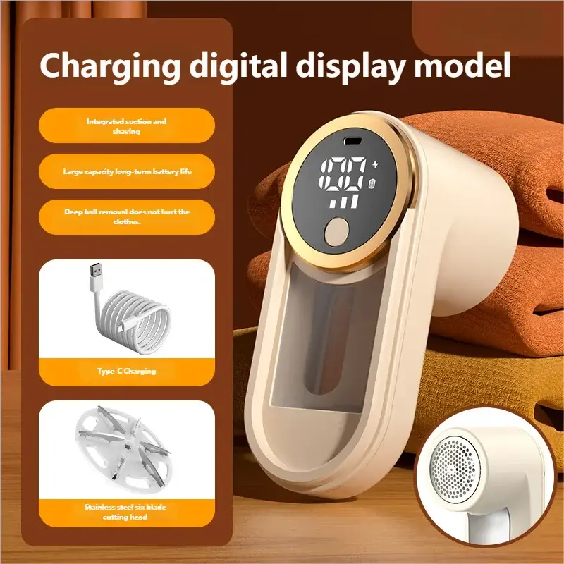 Rechargeable Hair Ball Trimmer For Clothes And Upholstery Portable Lint Remover Sweater Shaver