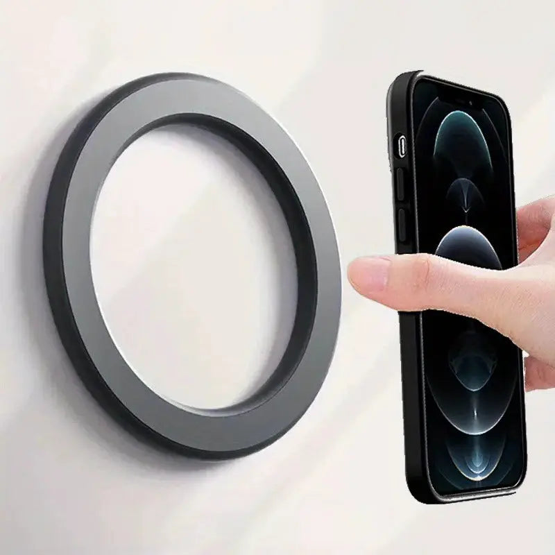 NovaMag Magnetic Ring Holder For IPhone MagSafe Universal Wall And Car Phone Mount With Strong Magnets