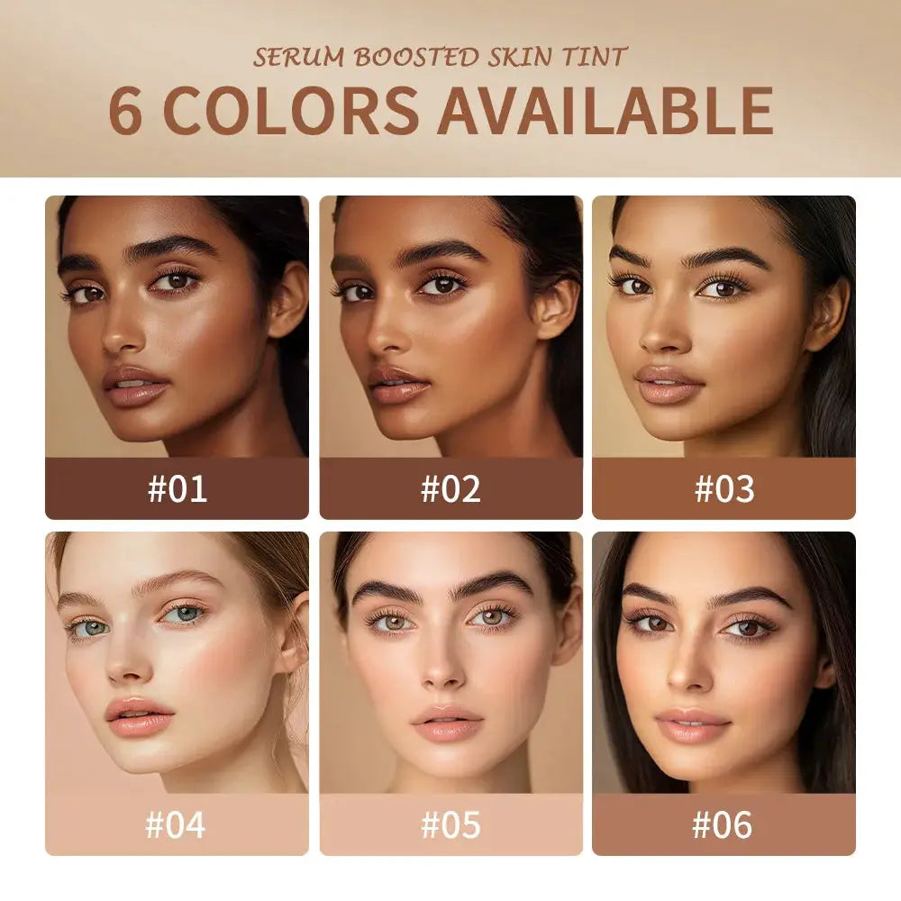 LuminaSkin Skin Tint Foundation Stick Serum Boosted Hydration High Coverage for Natural Plump Finish