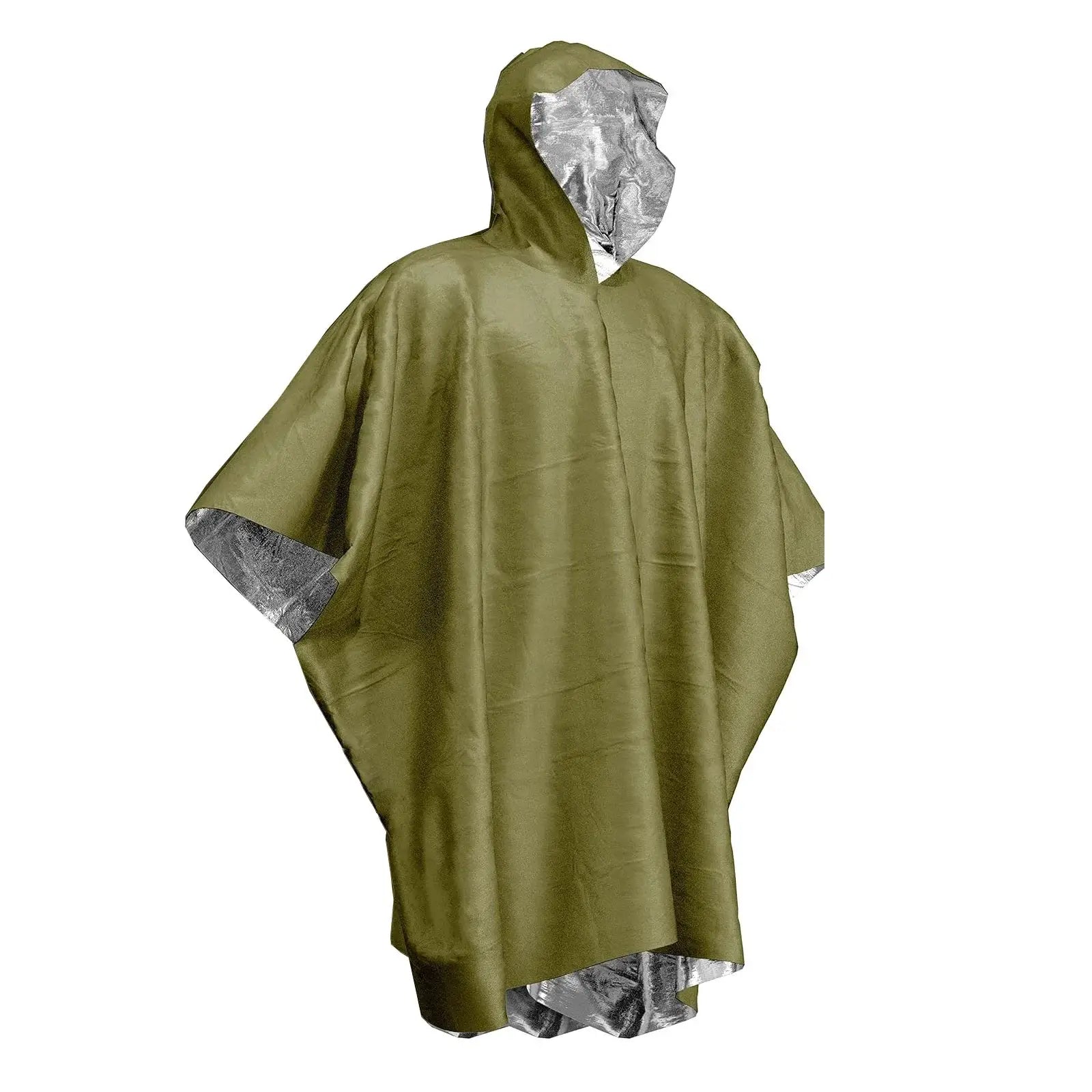 Emergency Raincoat Poncho For Camping Waterproof Rainwear Survival Blanket Insulation Gear