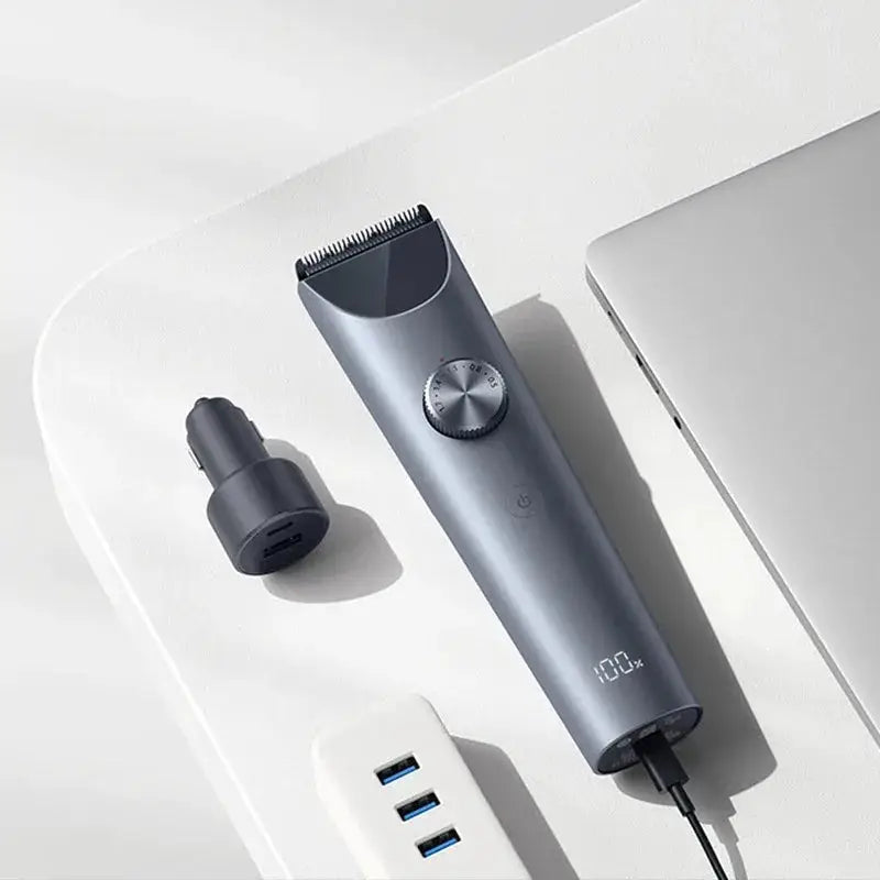 MIJIA Hair Clipper 2 Wireless IPX7 Waterproof Beard Trimmer Professional Haircut Machine