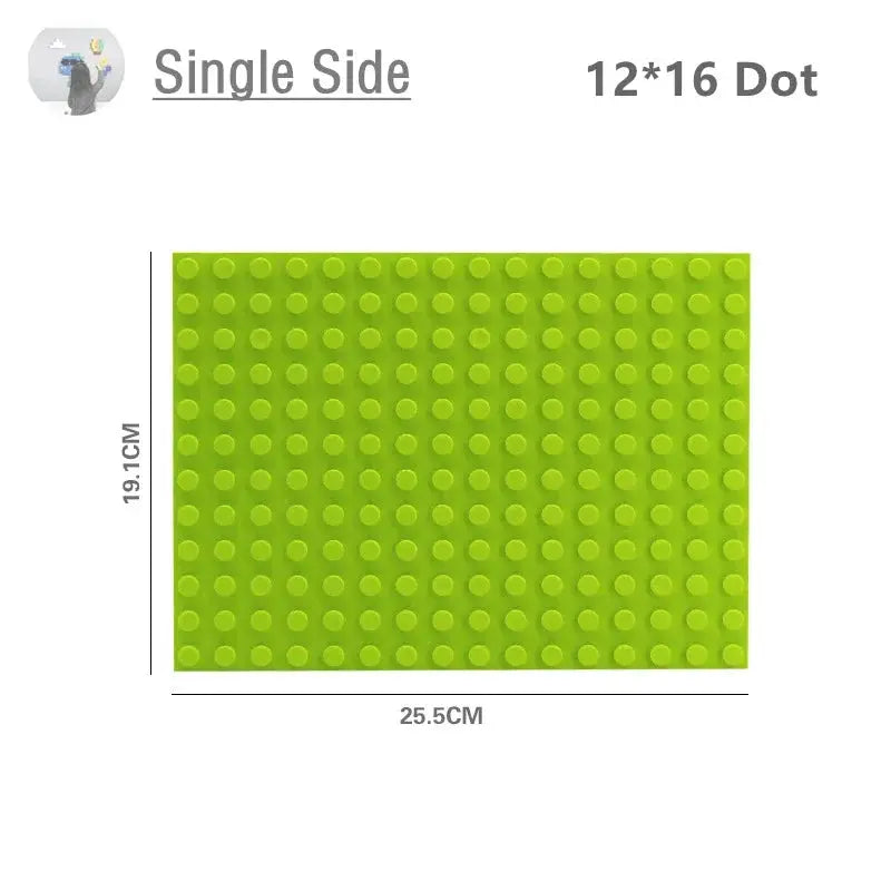 9 Sizes Big Building Plastic Blocks Base Plates Compatible With Large Bricks And Assembly Figures For Kids Toys