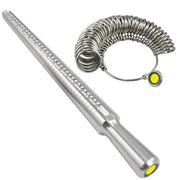 Metal Ring Sizer Measuring Tool Set Gauge Mandrel For Jewelry Making Ring Size Gauge Fitting